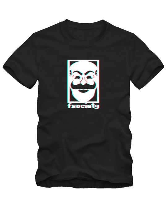 Marškinėliai Mr. Robot society